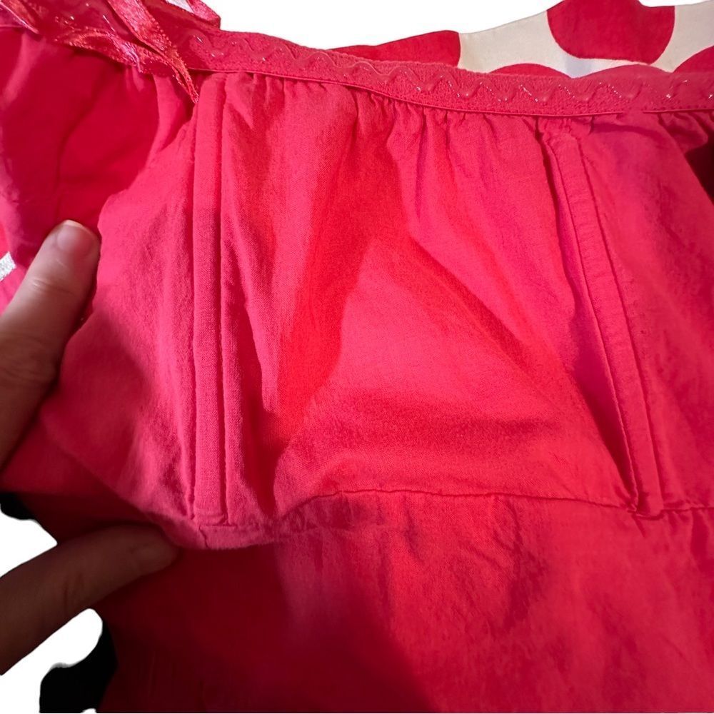 The Limited Pink Polka Strapless Dot Dress Sz8 - Picture 12 of 13